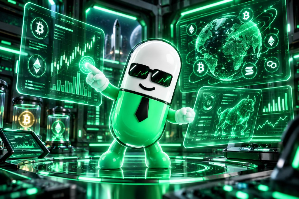 Capsule inside a holographic lab